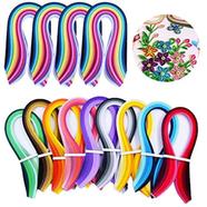 180 Strips Paper Quilling Strips Set, 36 Colors,54cm Length,3/5/7/10mm Width icon