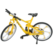 1:8 New Model Colorful Alloy Bicycle Diecast Mini Finger Mountain Bike Simulation Metal Bicycle Collection Gifts Toys For Boys image