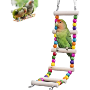 1 Feet Long Wooden Bird Ladder for Bird Training Toy image