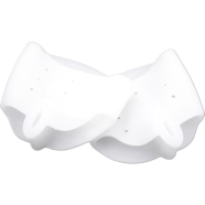 1 Pair Silicone Two Separator Honeycomb Pad toe Overplayed Bone With Large Bone Heavy Shock Absorption Female Divided Toe Finger Sleeve Exterior Overlapping Separator image