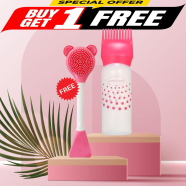 1 Pcs Hair Dyeing Coloring Applicator Bottles ( Buy 1 Get 1 Mixing And Blackhead Remover FREE) image