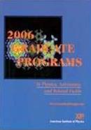2006 Graduate Programs in Physics, Astronomy, and Related Fields image