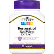 21ST CENTURY Resveratrol Red Wine Extract Capsules 90 Capsules image