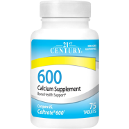 21St Century Calcium 600mg 75 Tablets image