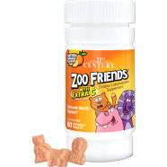 21St Century Zoo Friends Children'S Multivitamin Supplement With Extra C Chewable Tablets 60Pcs image