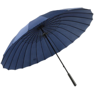 24 Ribs Oversized Golf Umbrella with Wooden Handle Any Color image