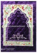 China Soft Muslim Prayer Jaynamaz-জায়নামাজ (Purple) - Any Design image