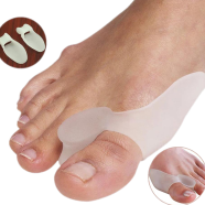 2Pcs Silicone Gel Bunion Splint Big Toe Separator Overlapping Spreader Corrector (Any Colour) image