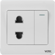 VGTEC 2 Pin Socket with Switch (Regular Series) image