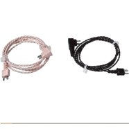 2 Pin Universal Adapter Cable Hearing Aid Receiver for Pocket Wire Standard Power Cord image