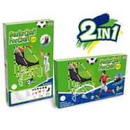2 in 1 indoor outdoor football soccer goal basketball ring stand for kids image