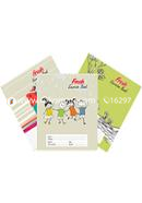 Fresh Bangla Khata (Standard Large) - 4 Pcs - Stapler Binding -124 Page