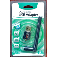 300 Mbps Wireless-N USB WiFi adapter. Key features image
