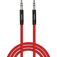 3.5mm Auxiliary Audio Music Cable - Red image