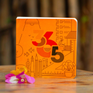 365 Days(Print) Orange Cover Notebook (SN202510193) image