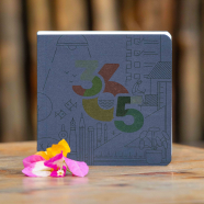 365 Days Print Blue Cover Notebook SN202510193 image