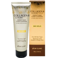 3W Clinic Collagen And Luxury Gold Perfect Whip Foam Cleansing 180 gm image