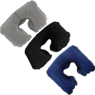 3 In 1 Air Travel Kit Combo - Inflatable Pillow, Ear Buds And Eye Mask image