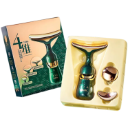 3 In 1 Face Massager Neck Facial Eye Massage Introducer Microcurrent Skin Rejuvenation Anti Aging Beauty Device image