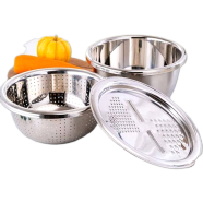 3-In-1 High-Quality Stainless Steel Kitchen Tool (26 Cm) image