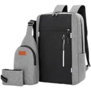 3 Pics Bag Combo Pack(Ash) image