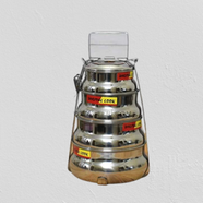 3 Tier Stainless Steel Tiffin Food Carrier image