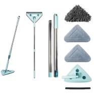 3 in 1 360 Degree Rotating Triangle Mop image