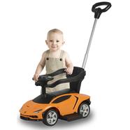 3 in 1 Kids Ride on Car Push and Pull Lamborghini Centenario with Multifunctional Parental Handle Bar and Music Perfect Gift for Children image