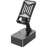 3-in-1 Power Bank with Bluetooth Speaker and Rotating Phone Stand image