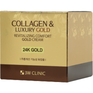 3w Clinic Collagen And Luxury Gold Revitalizing Comfort Cream 24k Gold 100g image