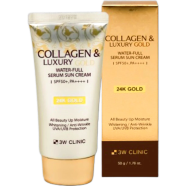 3w Clinic Collagen Luxury Gold Water Full Serum Sun Cream Spf 50 Pa 50gm image