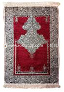 Sogo Thin Travel Musilm Prayer Jaynamaz (জায়নামাজ) - Maroon Color-Any Design