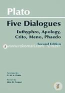 Plato: Five Dialogues: Euthyphro, Apology, Crito, Meno, Phaedo  image