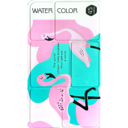 45 Colors Solid Watercolor Paint Set Portable Gouache Paint Delicate Iron Box Artist Paint Watercolor Paper Art image