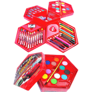 46 - Pcs Drawing Art Set in Paper Card Box for Kids - Free Handmade Drawing Pad A5 Size 20 Pages