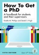 How to Get a PhD: a handbook for students and their supervisors image