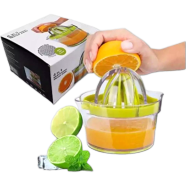 4 In 1 Multi-functional Manual Juicer Citrus Juicer Lemon Orange Juicer Manual Hand Squeezer with Built-In Measuring Cup and Grater icon