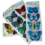4 Pcs 3D Double Wings Butterfly Wall Stickers icon