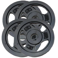 4 Pcs 5kg Weight Plate - Black icon