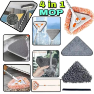 4 in 1 Triangle Mop for Home Cleaning image