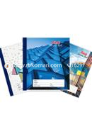 Fresh Math Plain Khata (Standard Large) - 4 Pcs - Sewing Binding-84 Page
