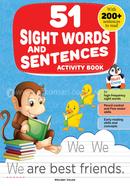 51 Sight Words And Sentence (With 200 Sentences To Read) image