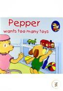 Pepper wants too many toys image