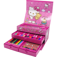 54 - Pcs Drawing Art Set in Paper Card Box for Kids any color