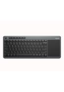 Rapoo Wireless Touchpad Keyboard (K2600) (Black). image