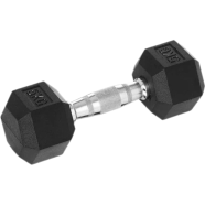 5 KG Rubber Dumbbell Hexagonal Shape 1 Pcs image