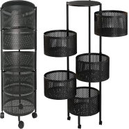 5 Layer Round Shape Kitchen Rack image