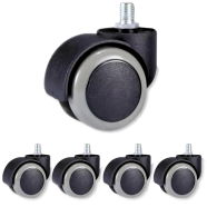 5 Pis Set Chair Wheels Heavy For Home Office Computer Chair Patch System Wheel image