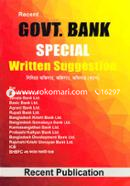Recent Gov. Bank Special Written Suggestion (Senior Officer, Officer, Officer (Cash) image