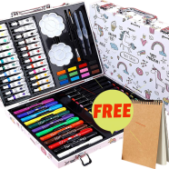 66 PCS Paint Painting Set Children's Art Supplies Marker Painting Set Watercolor Pen Set Art Supplies for Painting - Free Handmade Drawing Pad A5 Size 20 Pages
